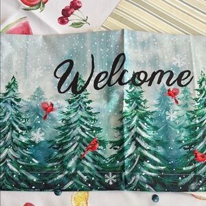 Winter Wonderland Welcome Mail Box Cover wCardinals with magnets
